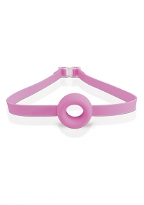 Open Mouth Gag und Maske small - pink