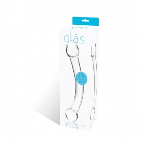 Gls - Curved G-Spot Stimulator Glass Dildo