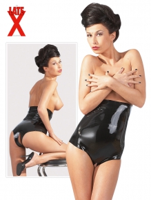 Latex Taillenslip schwarz S