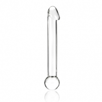 Gls - Realistic Head Glass Dildo