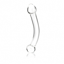 Gls - Curved G-Spot Stimulator Glass Dildo